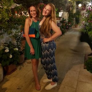 Mango Basics Green Dress